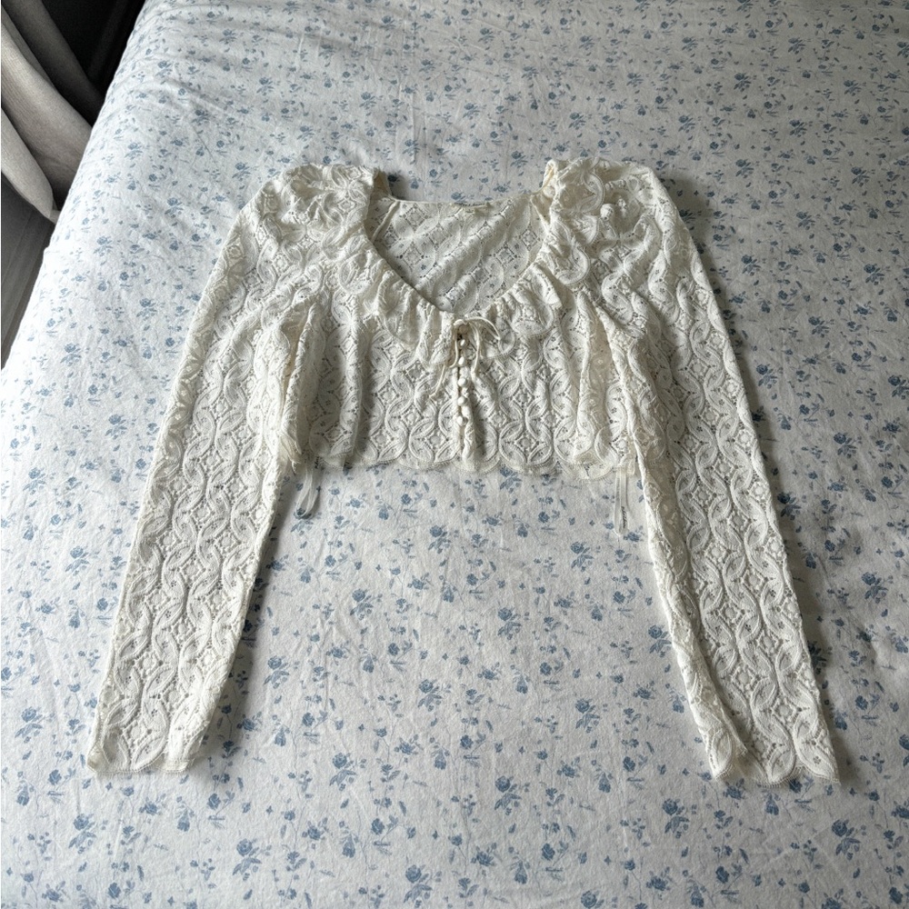 For Love & Lemons Charmaine Lace Top